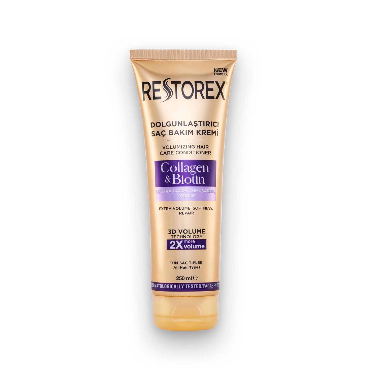 Restorex Dolgunlaştırıcı Saç Bakım Kremi Collagen & Biotin 250 Ml