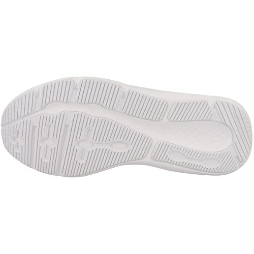 Under Armour UA Charged Pursuit 3 Erkek Koşu Ayakkabısı, White / White / Metallic Silver, 44.5 EU