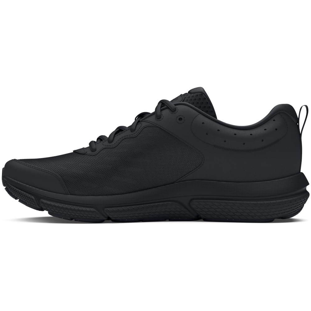 Under Armour UA Charged Assert 10 Erkek Koşu Ayakkabısı, Black / Black / Black, 43 EU