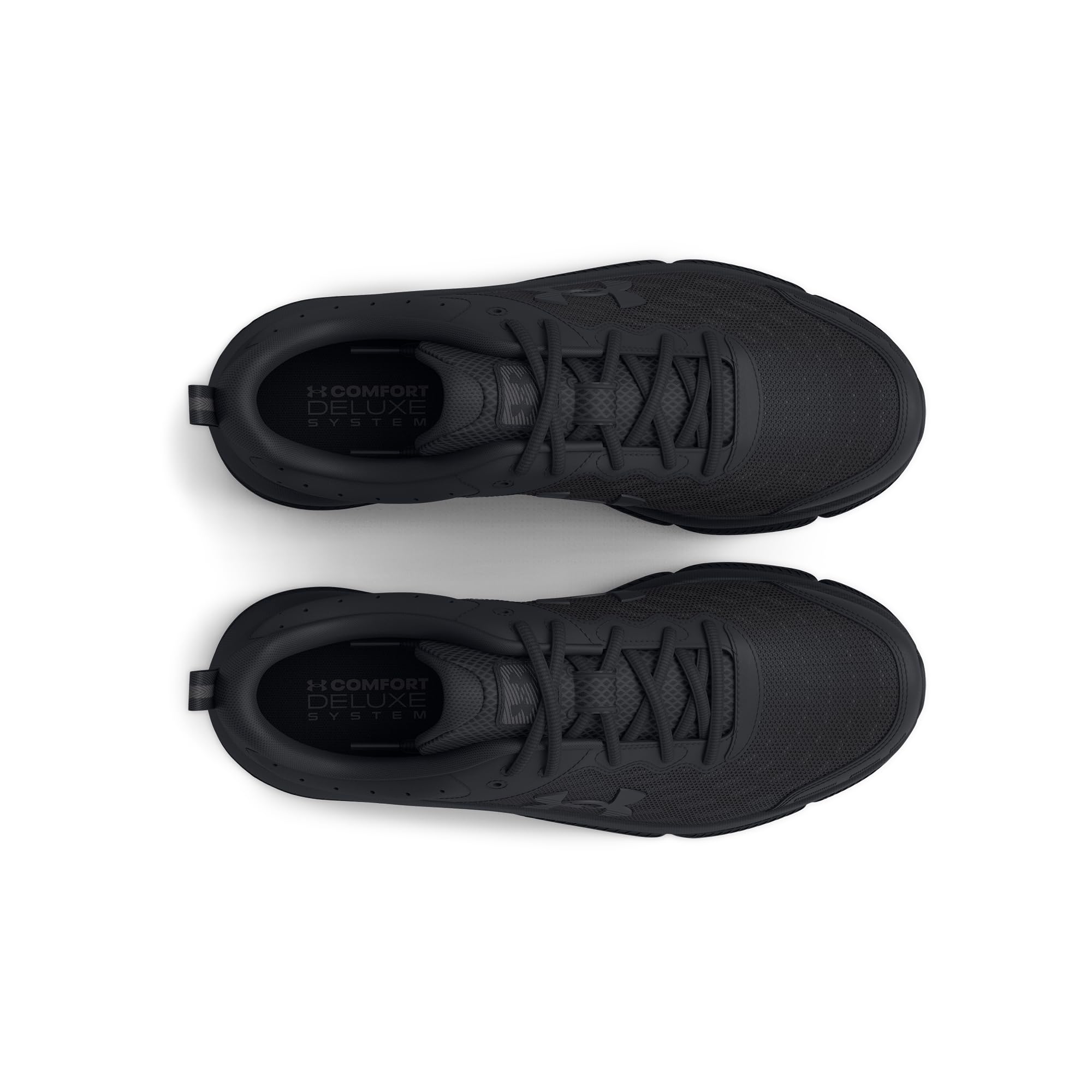 Under Armour UA Charged Assert 10 Erkek Koşu Ayakkabısı, Black / Black / Black, 43 EU