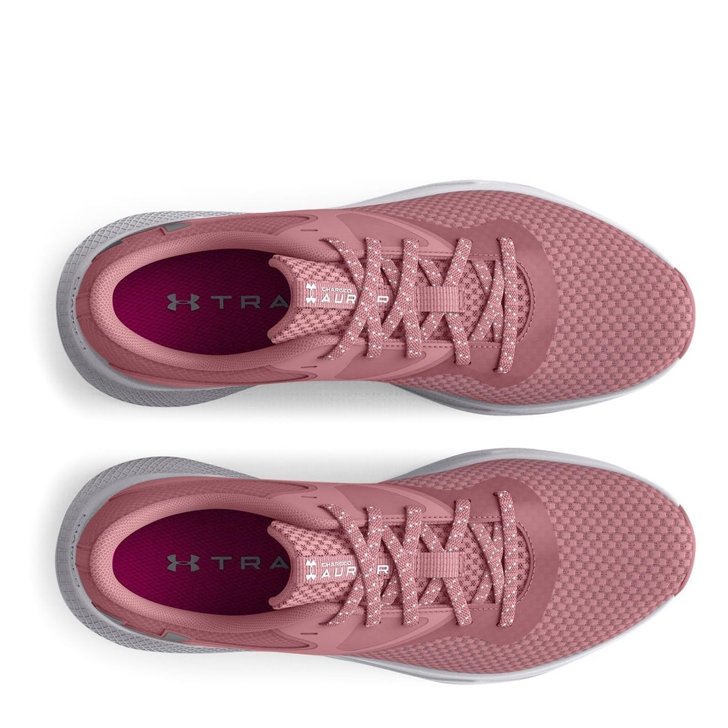 Under Armour UA W Charged Aurora 2 Kadın Spor Ayakkabı, Pink Elixir / Pink Elixir / Metallic Silver, 39 EU