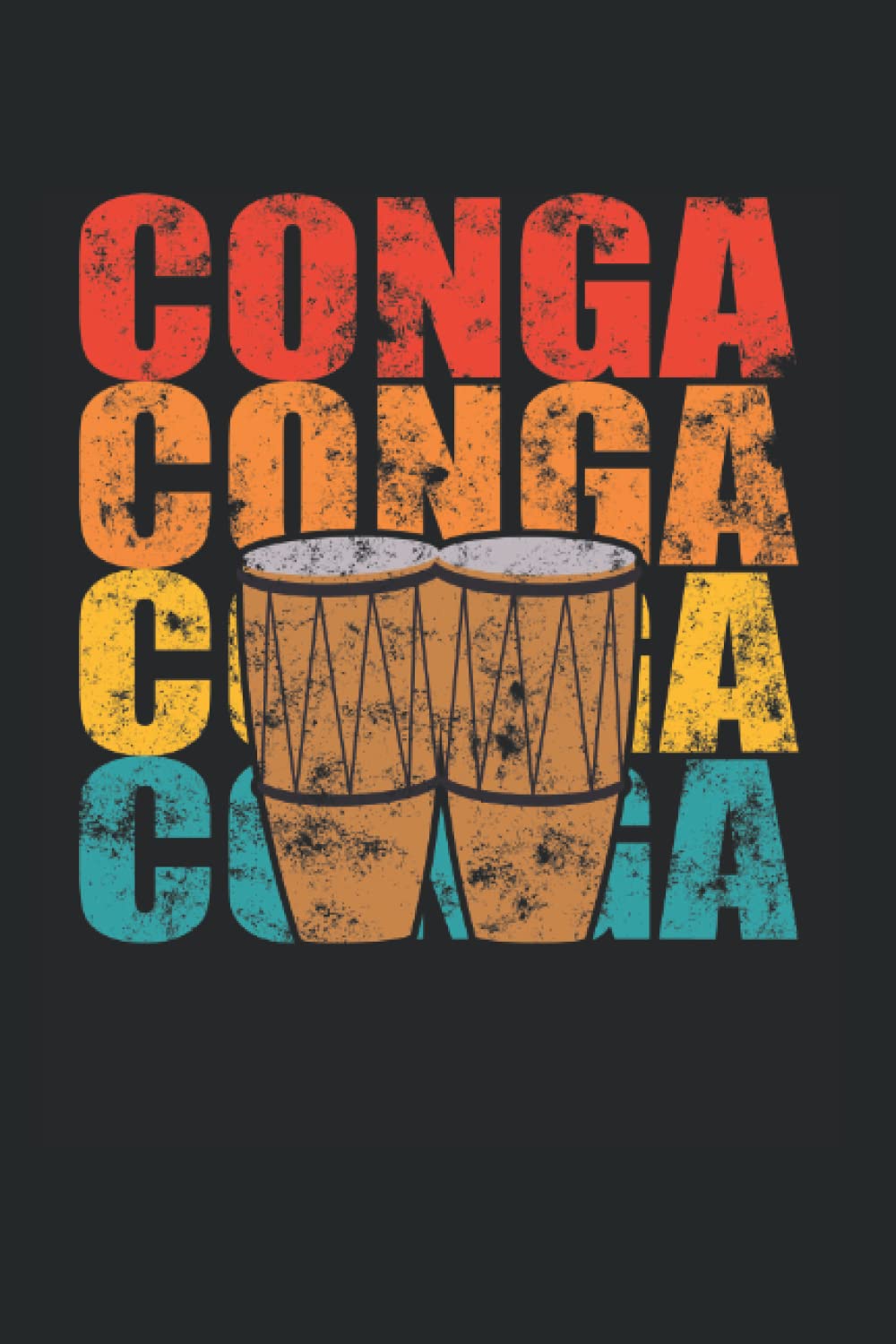 Conga Font: Conga Notebook Journal 6x9 120 Lined Pages Conga Player