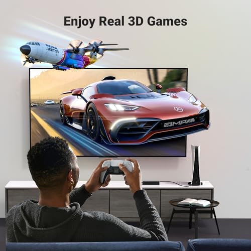UGREEN HDMI Anahtarı 5'i 1 Arada Çıkış 4K@60Hz, Uzaktan Kumandalı HDMI Bölücü 5 Bağlantı Noktalı Switcher Seçici Kutu Desteği 3D CEC HDR HDCP2.2 PS5/4/3 Xbox Nintendo Switch ile Uyumlu Roku TV Fire