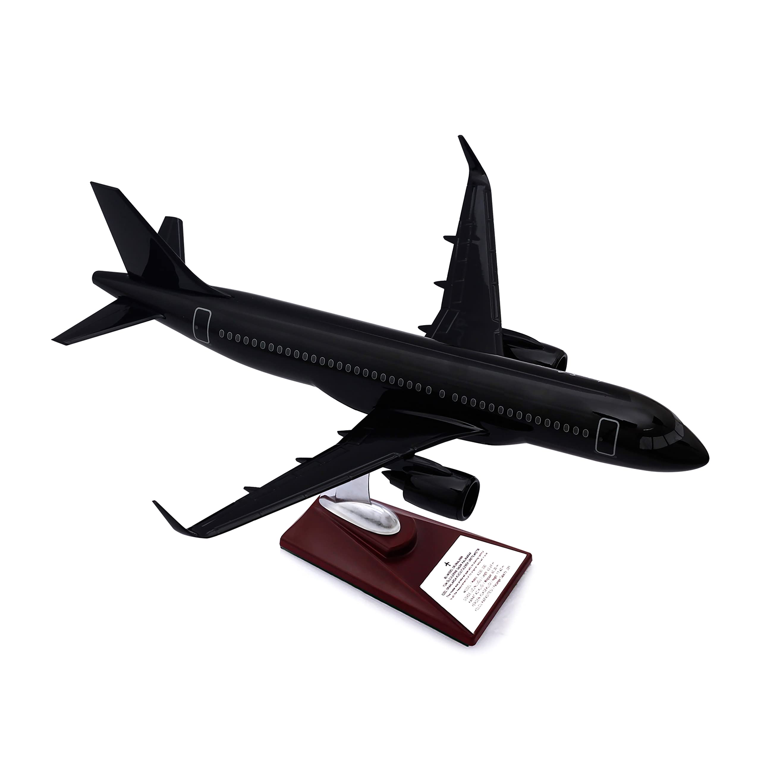 Zek Upp Zekupp Airbus A320, 1/100 THY Siyah Renkli Uçak Maketi (ZU-UCK0112)