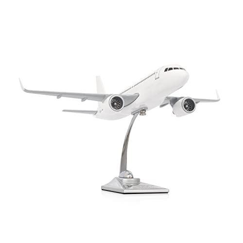 Zek Upp Zekupp Airbus A320 Model Uçak, 1/100 Beyaz Elit Maket Uçak (ZU-UCK0108)