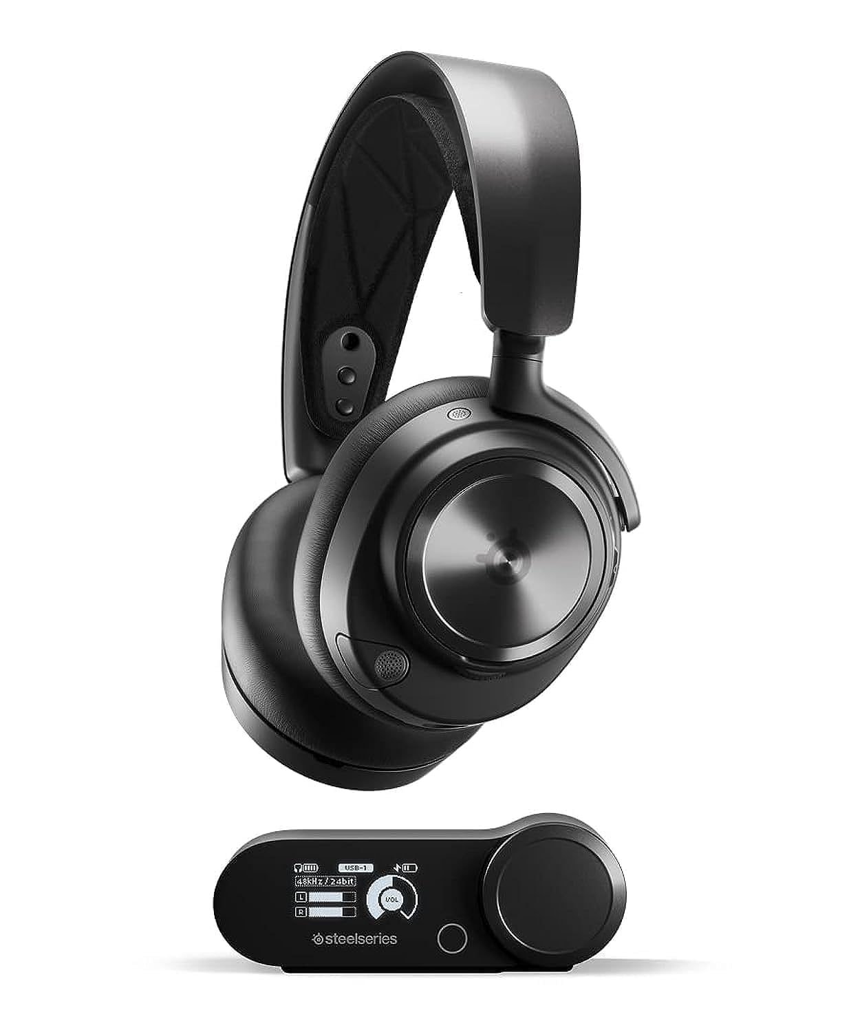 SteelSeries Arctis Nova Pro X Wireless Xbox Multi-Platform Gaming Kulaklık - Hi-Fi Ses Sürücüleri - Aktif Gürültü Giderme - Gen2 Clearcast Mikrofon - Xbox, PC, PS5, PS4, Switch, Mobil