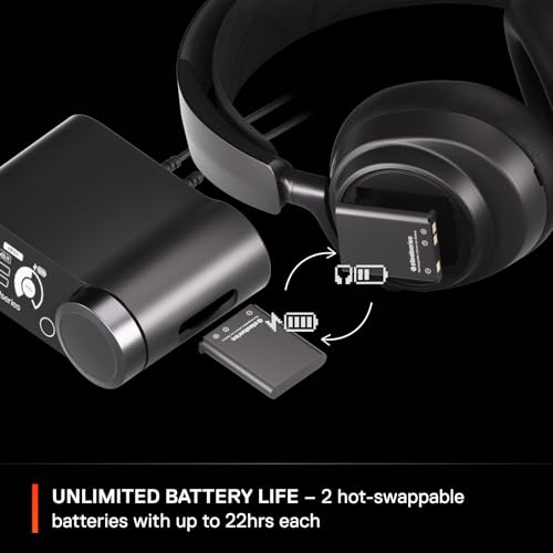 SteelSeries Arctis Nova Pro X Wireless Xbox Multi-Platform Gaming Kulaklık - Hi-Fi Ses Sürücüleri - Aktif Gürültü Giderme - Gen2 Clearcast Mikrofon - Xbox, PC, PS5, PS4, Switch, Mobil