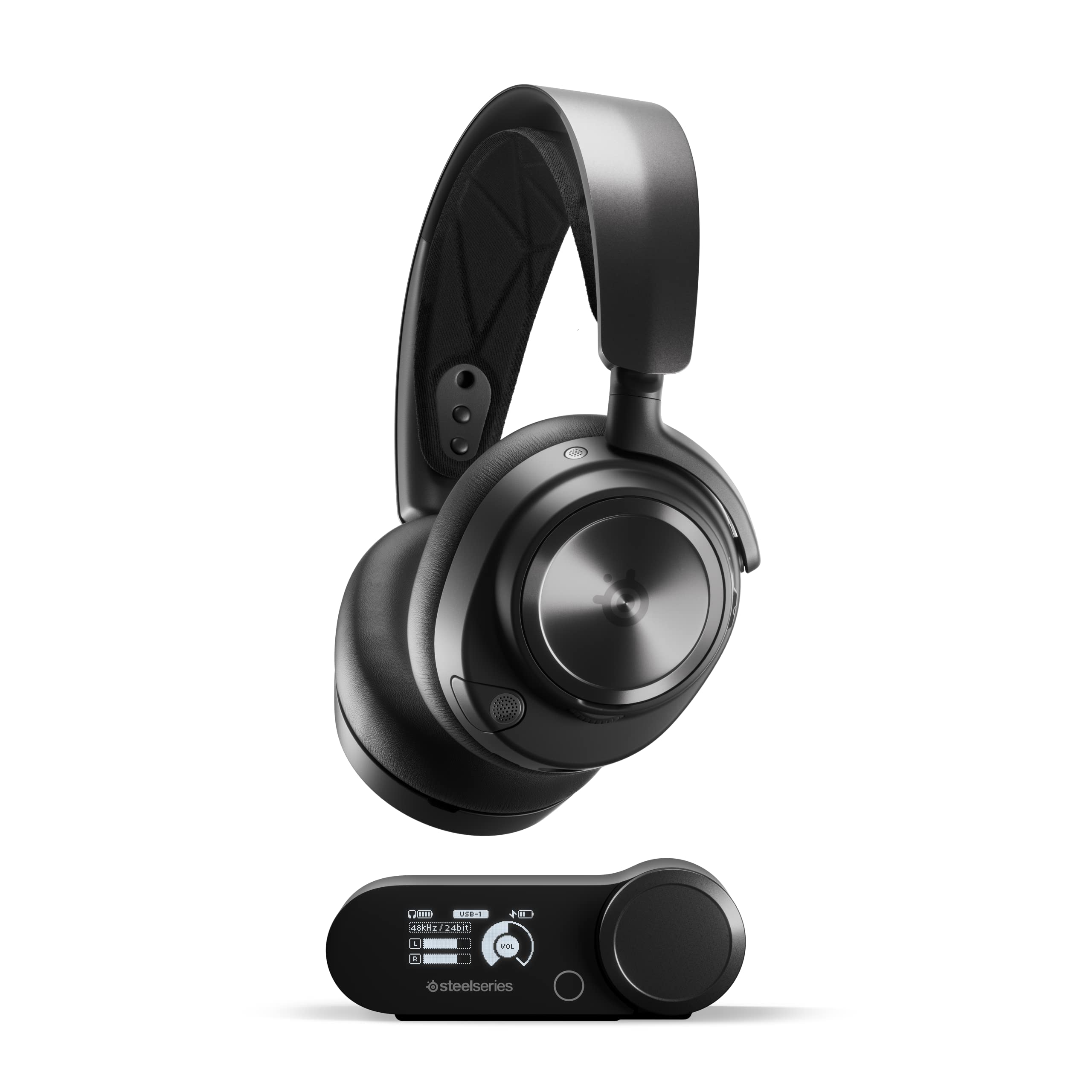 SteelSeries Arctis Nova Pro Kablosuz Xbox Çoklu Sistem Oyun Kulaklığı - Premium Hi-Fi Sürücüleri - Aktif Gürültü Önleme Infinity Güç Sistemi - Stealth Mikrofon - Xbox, PC, PS5, PS4, Anahtar, Mobil
