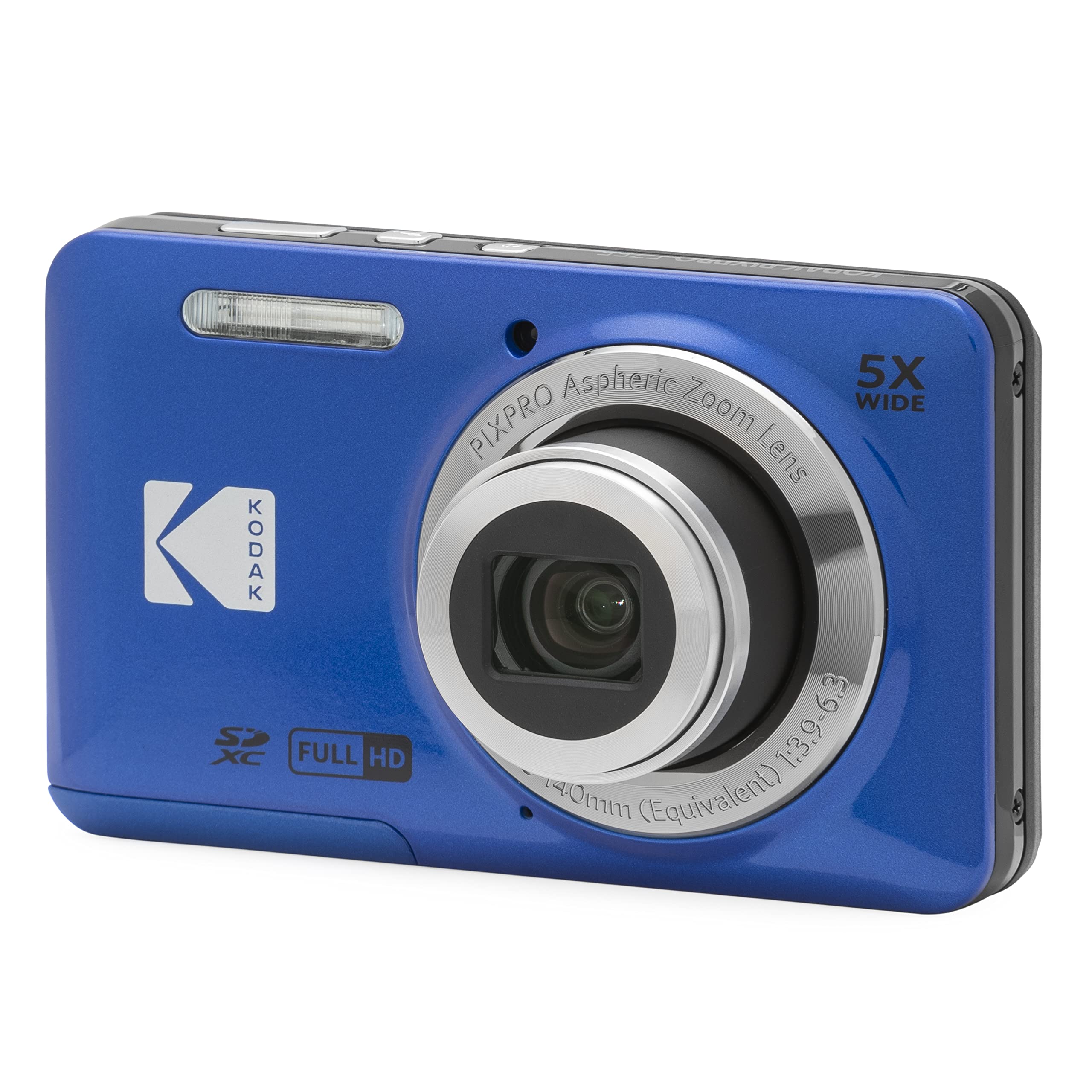 Kodak Friendly Zoom FZ55/5x Yakınlaştırma Dijital Fotoğraf Makinesi-Mavi