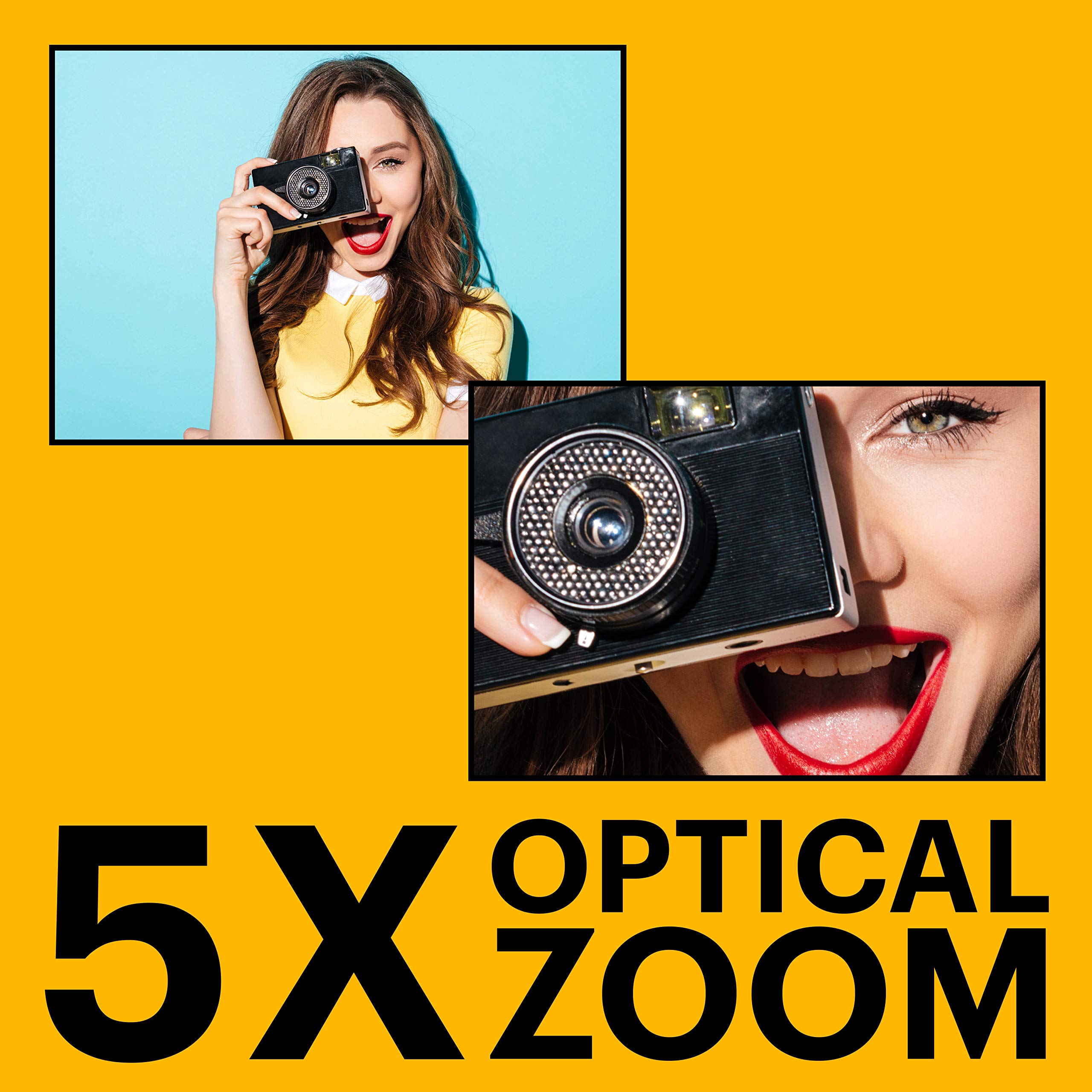 Kodak Friendly Zoom FZ55/5x Yakınlaştırma Dijital Fotoğraf Makinesi-Mavi