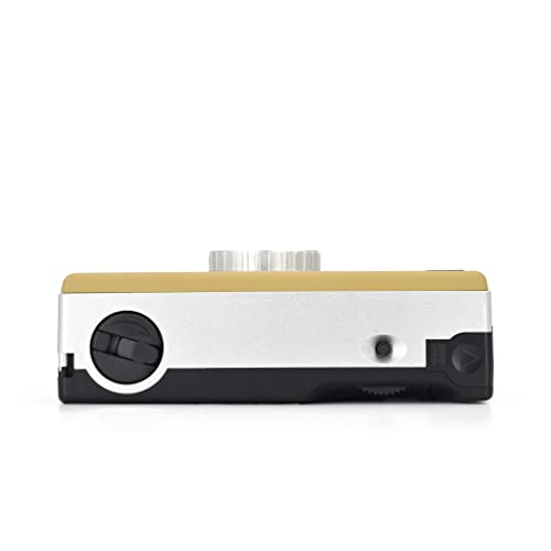 KODAK EKTAR H35 yarım formatlı film kamerası, 35 mm, tekrar kullanılabilir, odaklanma yok, hafif, kullanımı kolay (kum rengi) (film ve AAA pil teslimat kapsamına dahil değildir)