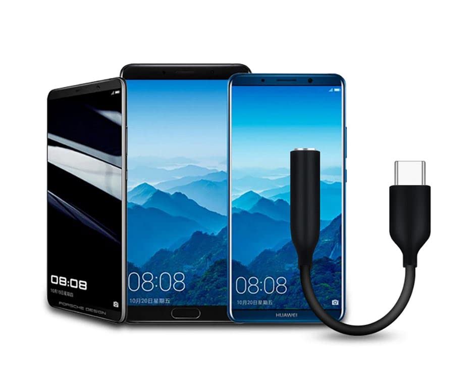 Ayex TYPE-C İçin 3.5mm Aux, Kulaklık ve Mikrofon Adaptörü Siyah, Samsung Telefonlar ile Uyumlu