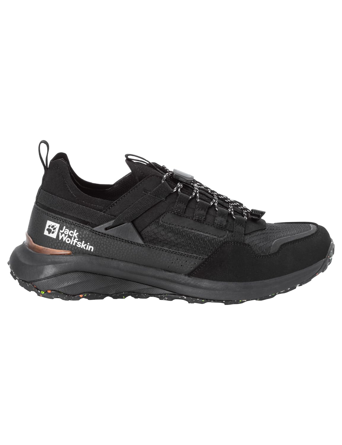 Jack Wolfskin Dromoventure Athletic Low M erkek yürüyüş ayakkabısı, Siyah, 42.5 EU