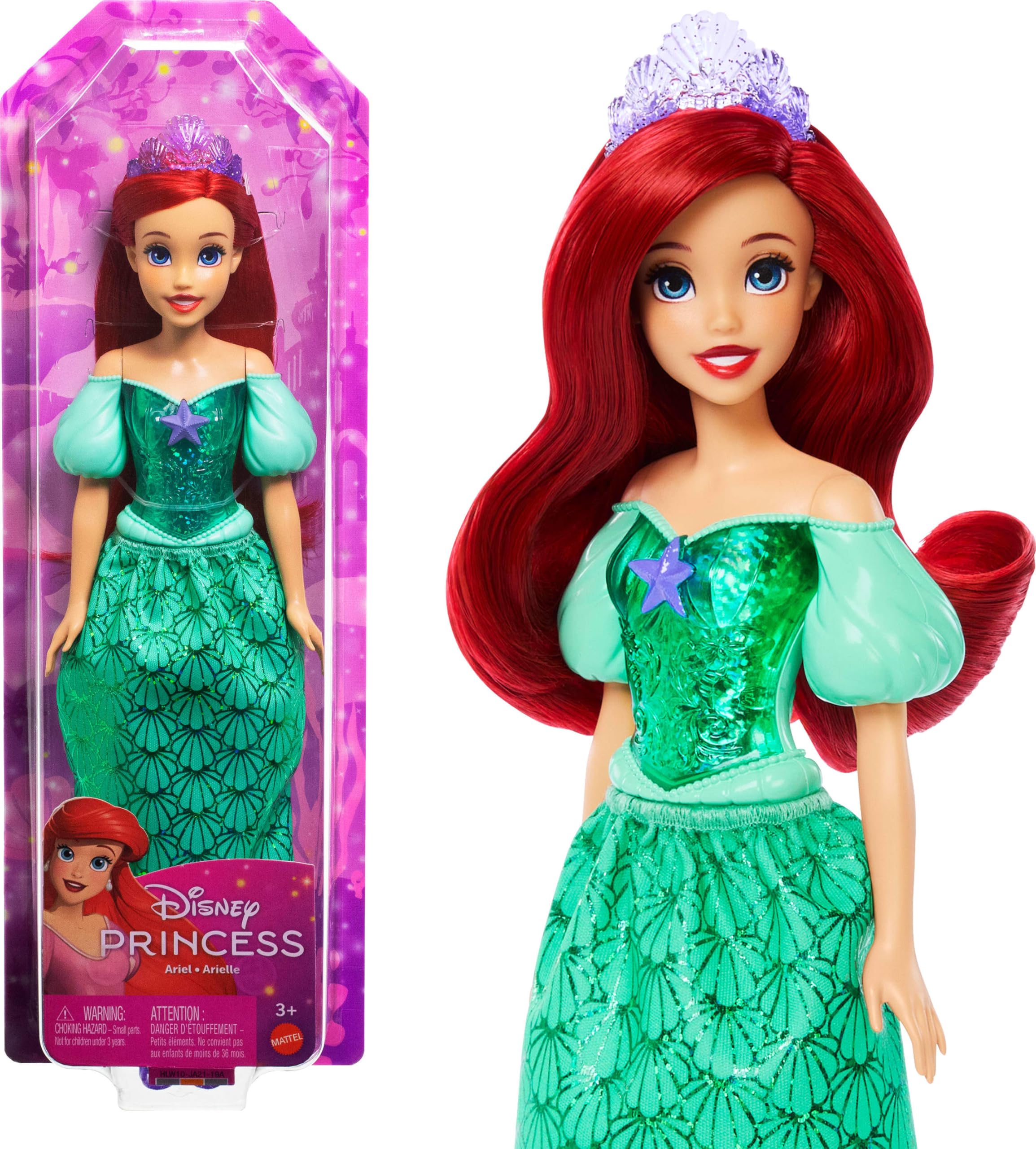 Mattel Disney Prenses - Ariel Disney prensesi oyuncakları, Ariel bebek ve aksesuarları HLW10