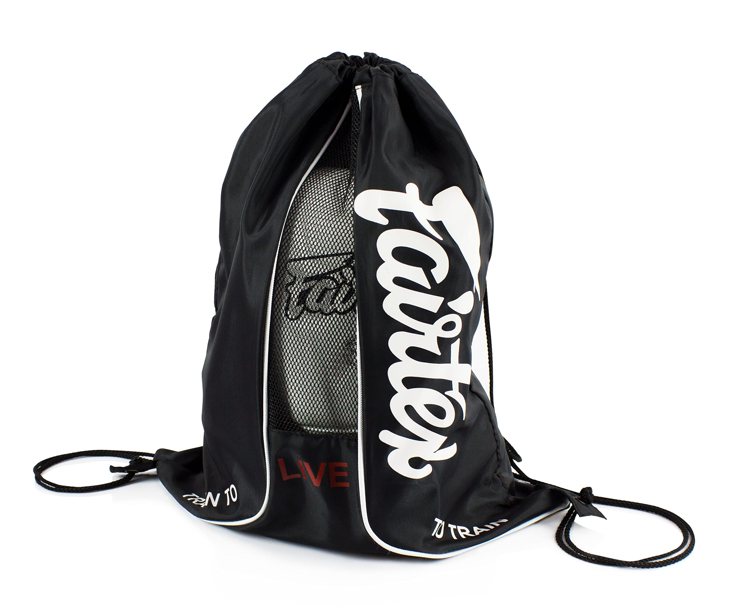 Fairtex BAG6 Çuval Çanta Thai Boks Spor Çantası Muay Thai MMA, Siyah