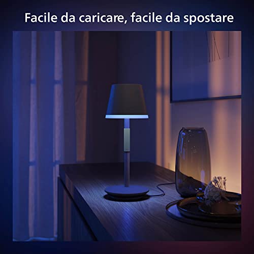 Philips Hue GO Belle Taşınabilir Masa Lambası - Siyah