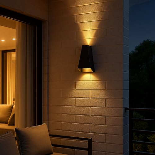 Malta 6W Çift Taraflı LED Aplik – 3200K Sıcak Işık, 220V, 350 Lümen, IP54 Su Geçirmez, 110x175 mm, 100° Işık Açısı