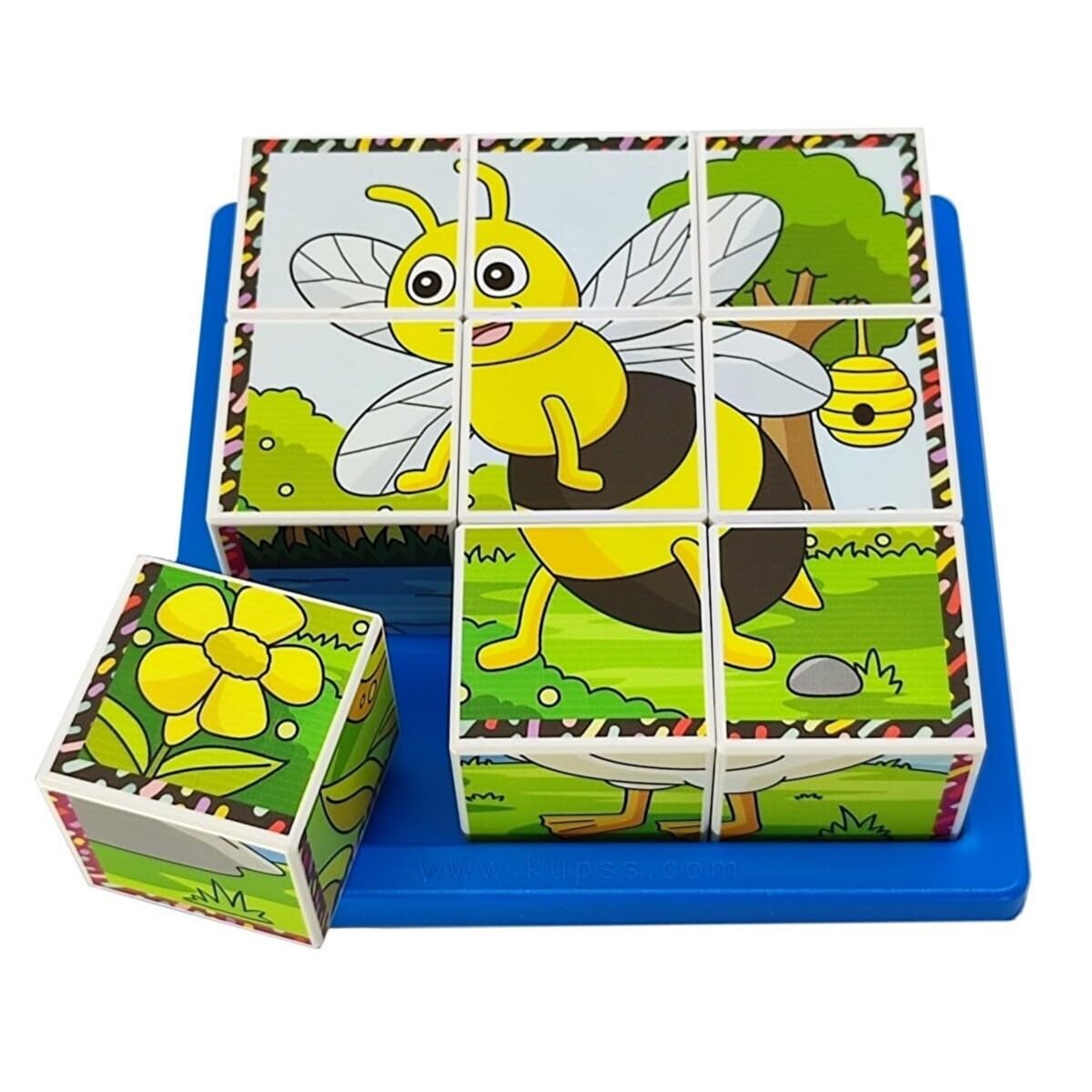 KÜPSS Uçan Hayvanlar 3D Puzzle - 9 Küp 6 Yapboz
