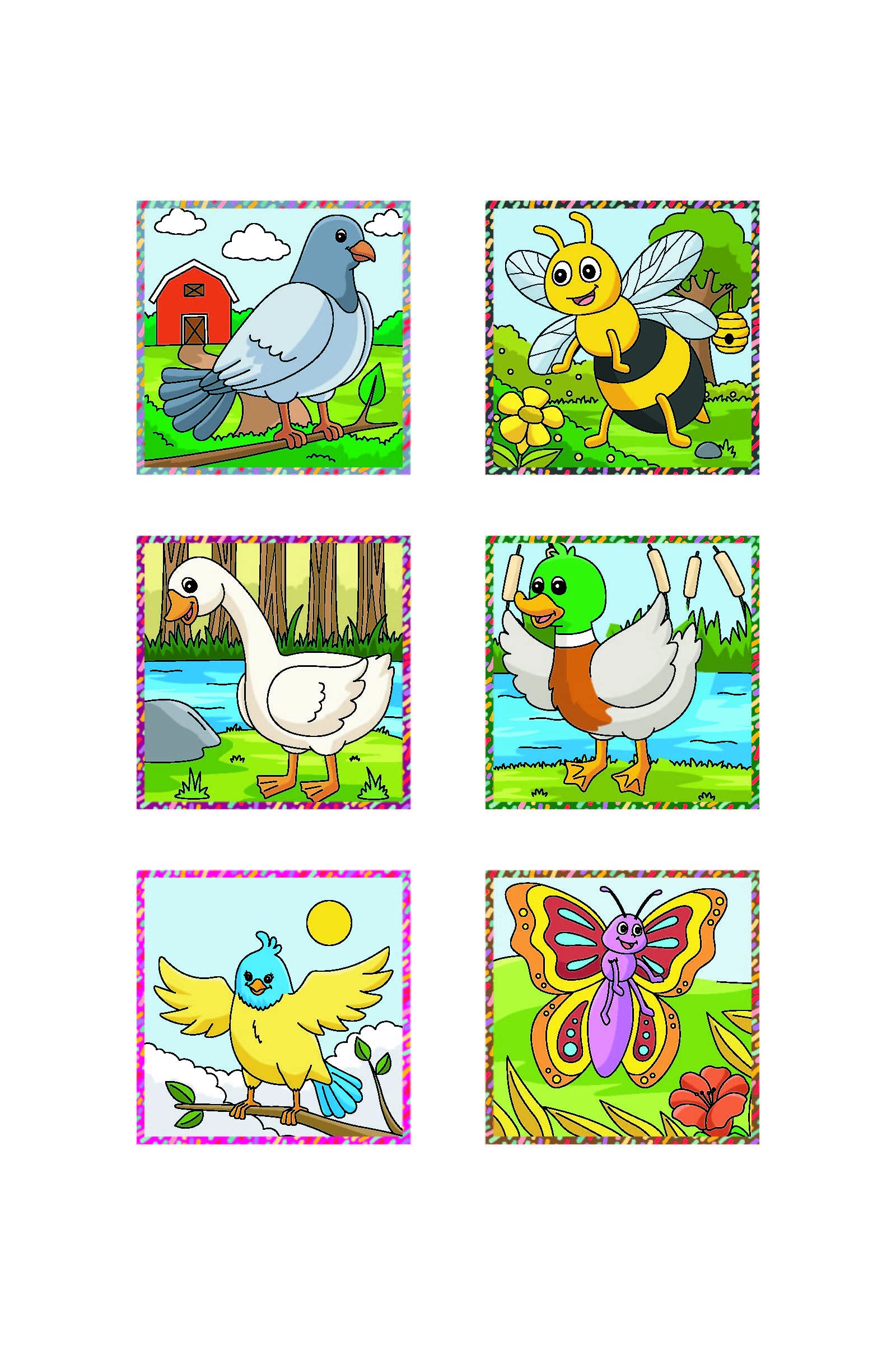 KÜPSS Uçan Hayvanlar 3D Puzzle - 9 Küp 6 Yapboz