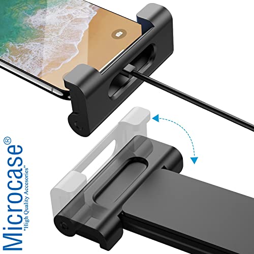 Microcase Araç İçi Koltuk Arkası Uzayan Başlıklı Tablet Telefon Tutucu Siyah - AL2899