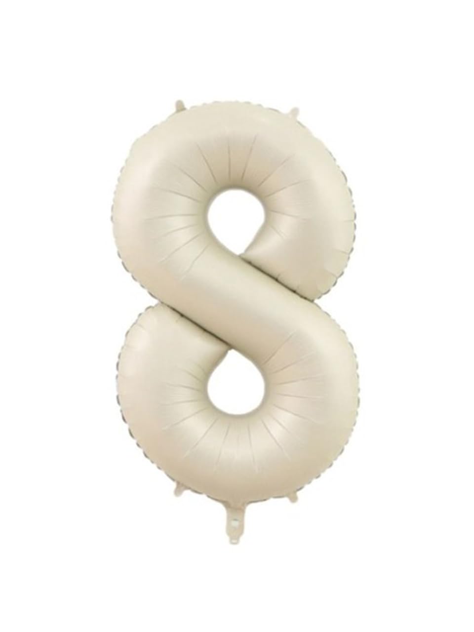 Benim Marifetlerim - 8 Rakamı Krem Folyo Balon 34 inch 86 cm