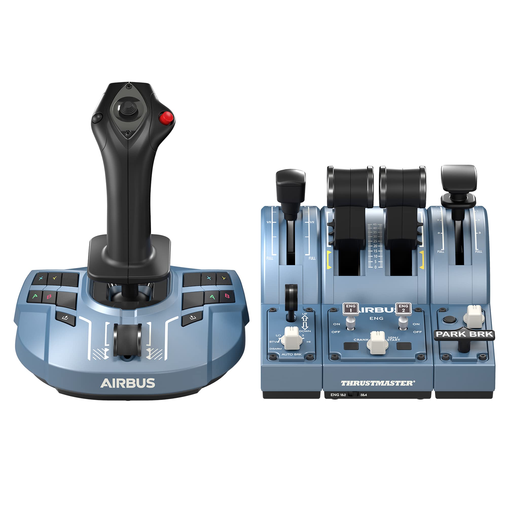 Thrustmaster TCA Captain Pack X Airbus Edition – Resmi Airbus Lisanslı Uçuş Simülasyonu Seti – Xbox Series X|S, Xbox One ve PC Uyumlu – Profesyonel Sidestick ve Quadrant Seti