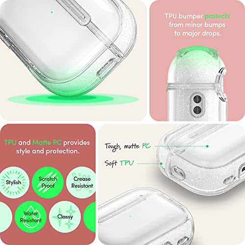 Spigen Ciel by CYRILL AirPods Pro (2.nesil) ile Uyumlu Kılıf Shine Clear Glitter - ACS05332
