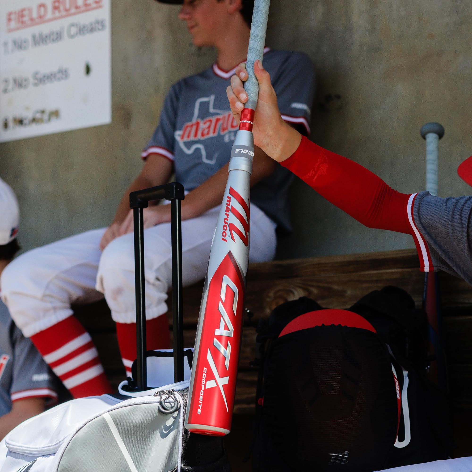 MARUCCI CATX Composite USSSA Senior League Beyzbol Sopası, 2 3/4 inç Fıçı, 76 cm / 623 ml