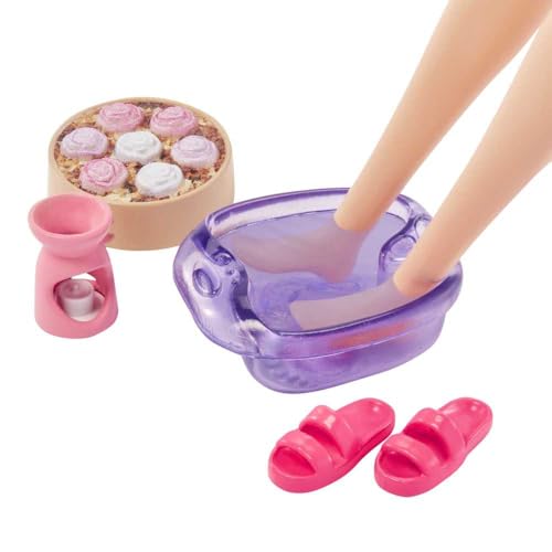 Barbie Bebek ve Aksesuarlar Barbie ve yavru köpeği, çocuklar için oyuncaklar, kişisel bakım spa günü