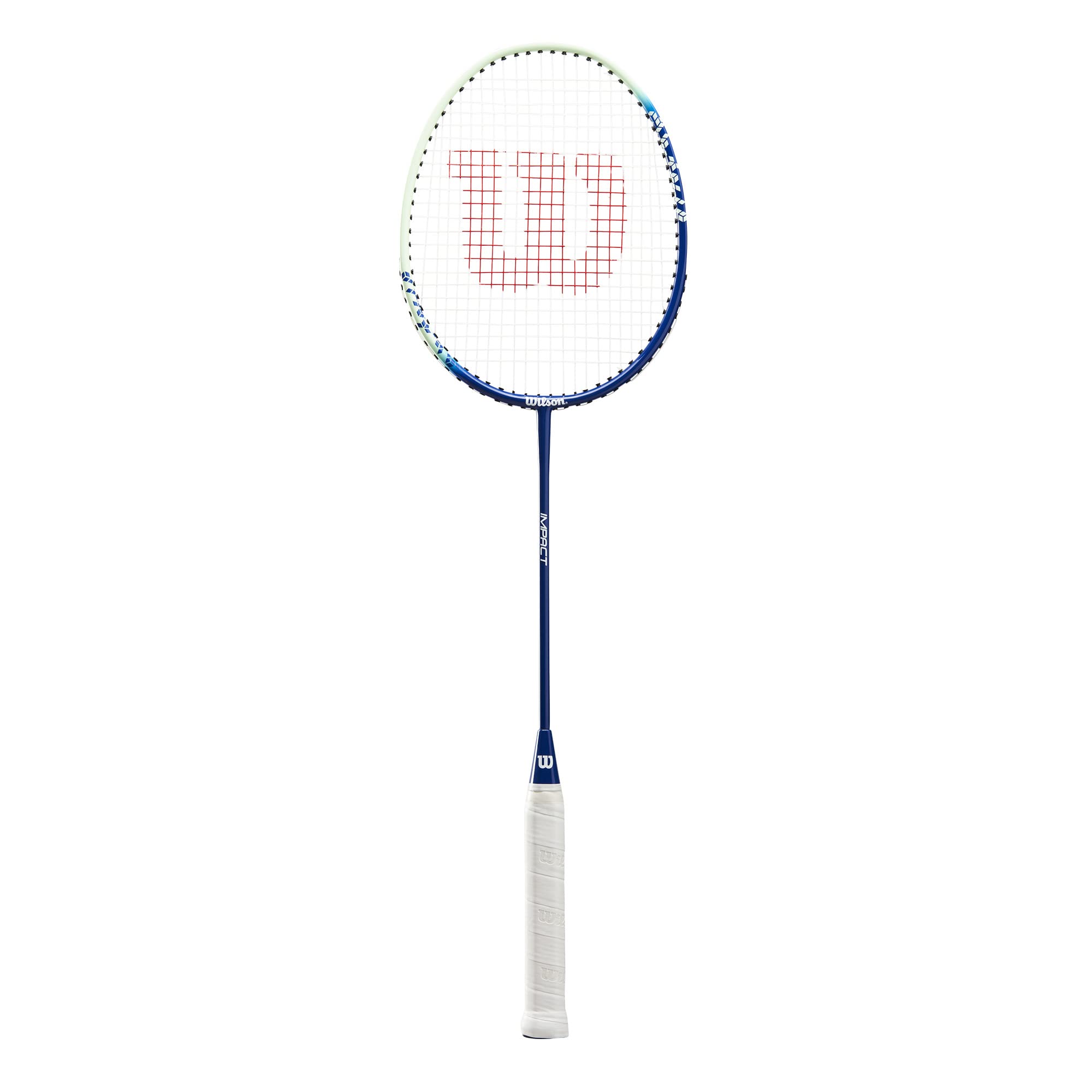 Wilson Impact Bmtn Rkt 2, üniseks raket, yetişkinler için, mavi/yeşil / (çok renkli), 4