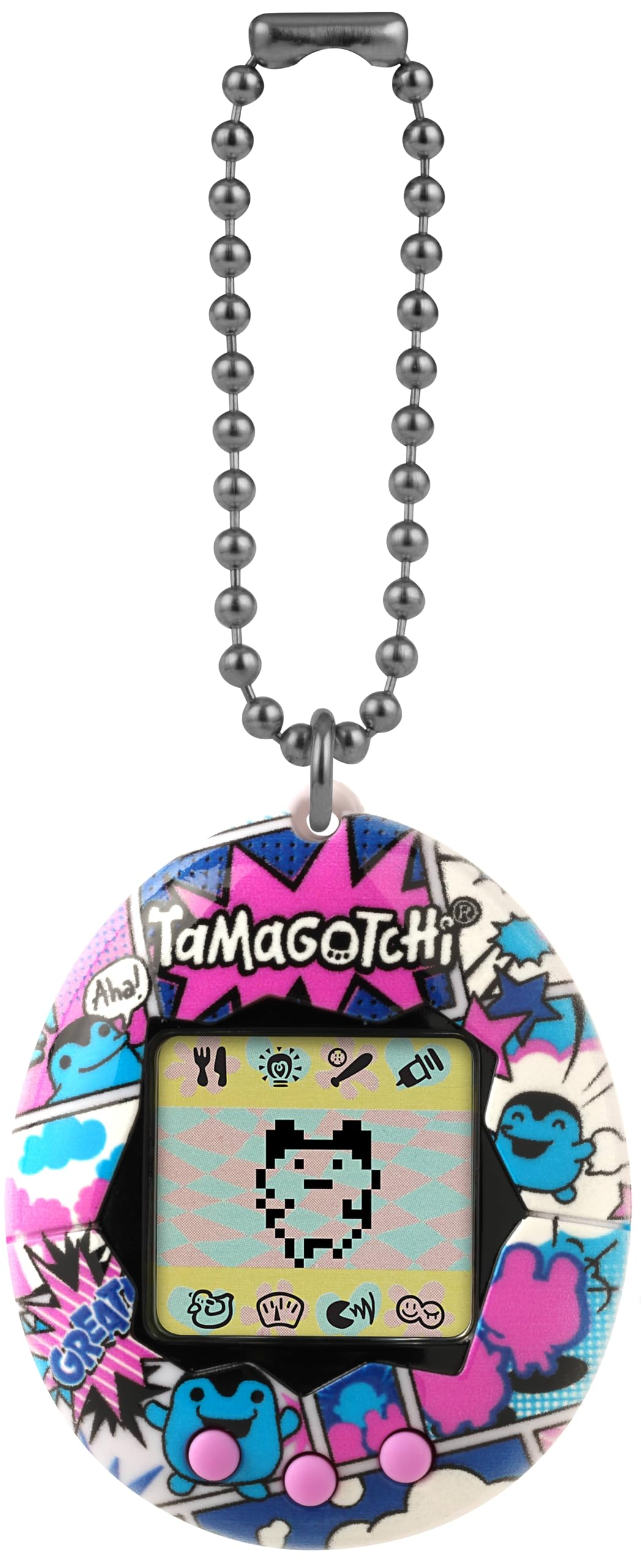 Tamagotchi Orijinal Sanal Bebek Ginjirotchi Çizgi Romanı Deseni