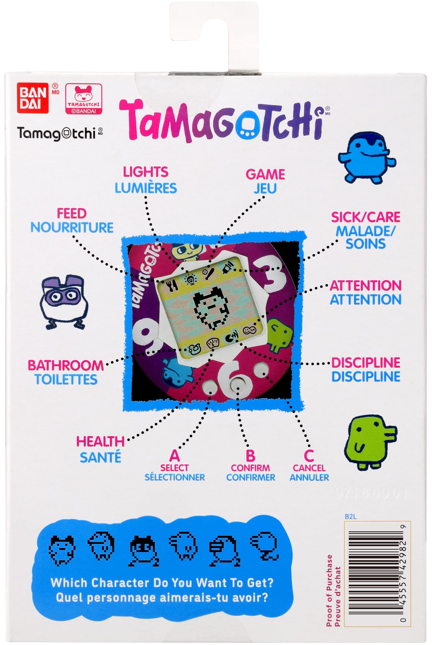 Tamagotchi Orijinal Sanal Bebek Ginjirotchi Çizgi Romanı Deseni