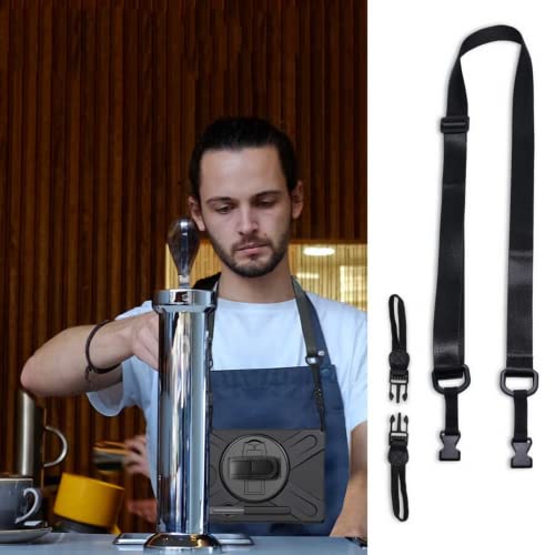 Kilifplus Samsung Galaxy Tab S7 FE T737 ile Uyumlu Kılıf Zore Defender Askı Aparatlı Tank Tablet Silikon Kapak - Siyah