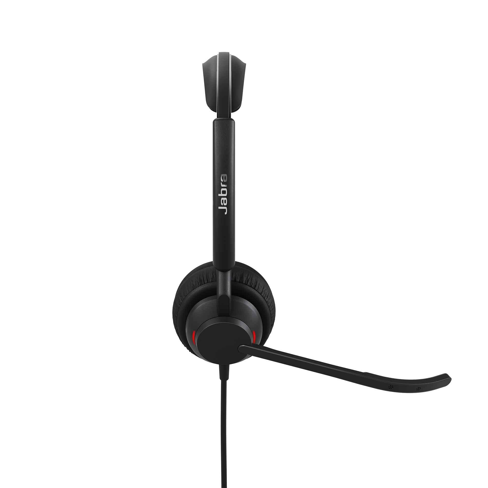 Jabra Engage 50 II kablolu stereo kulaklık, gürültü azaltıcı 3 mikrofon teknolojisi ve USB-A kablosu