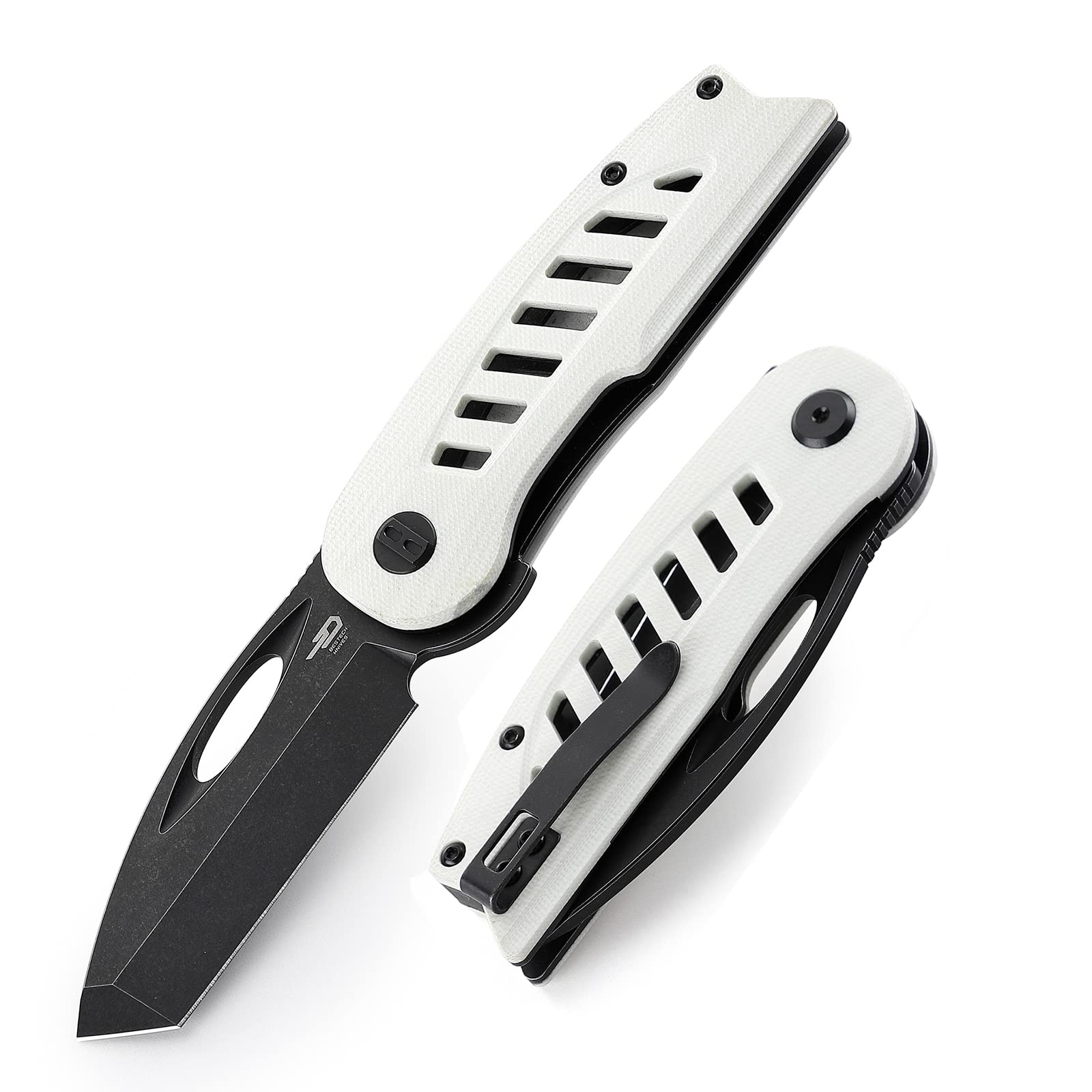 BESTECH EXPLORER BG37E Beyaz G10 Sap D2 Çelik Çakı