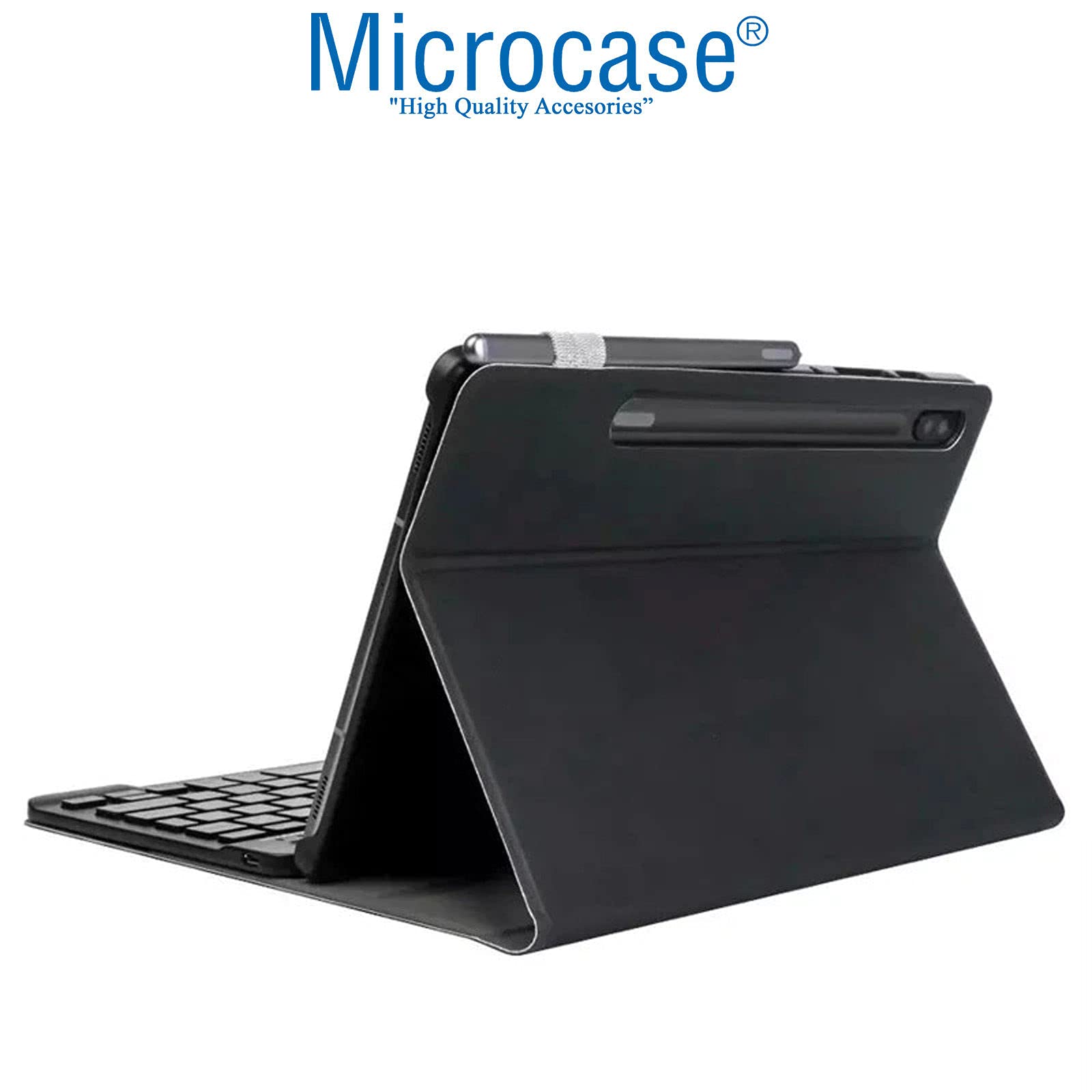 Microcase Samsung Galaxy S8 Ultra X900 14.6 inch Tablet Bluetooth Klavyeli Standlı Kılıf - BKK1