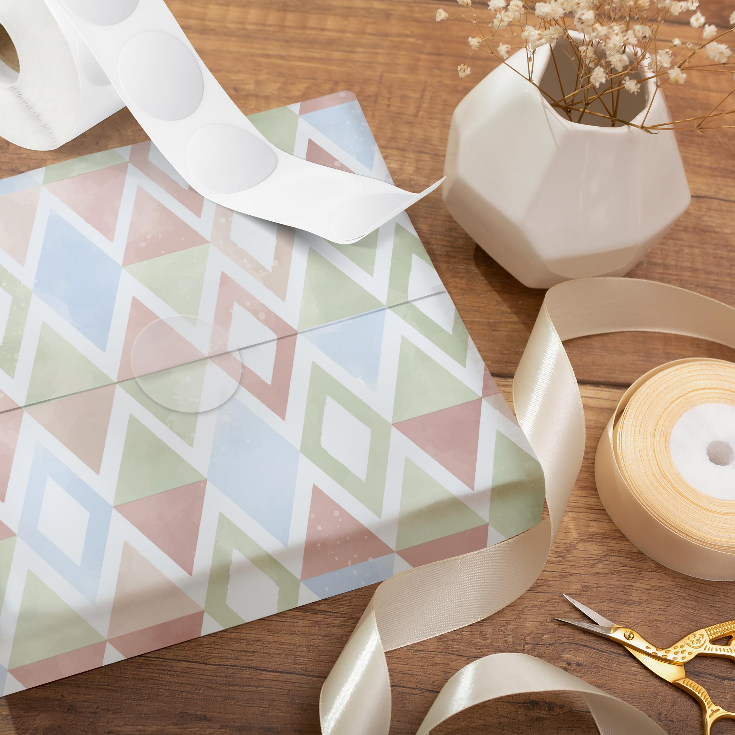 colortouch Şeffaf Paketleme Etiketi - Yuvarlak Paketleme Etiketleri - 1000 Adet 3 cm Çapında - Şeffaf mühür Etiketleri - Küçük İşletmeler İçin Hediye Paketleri, Zarflar