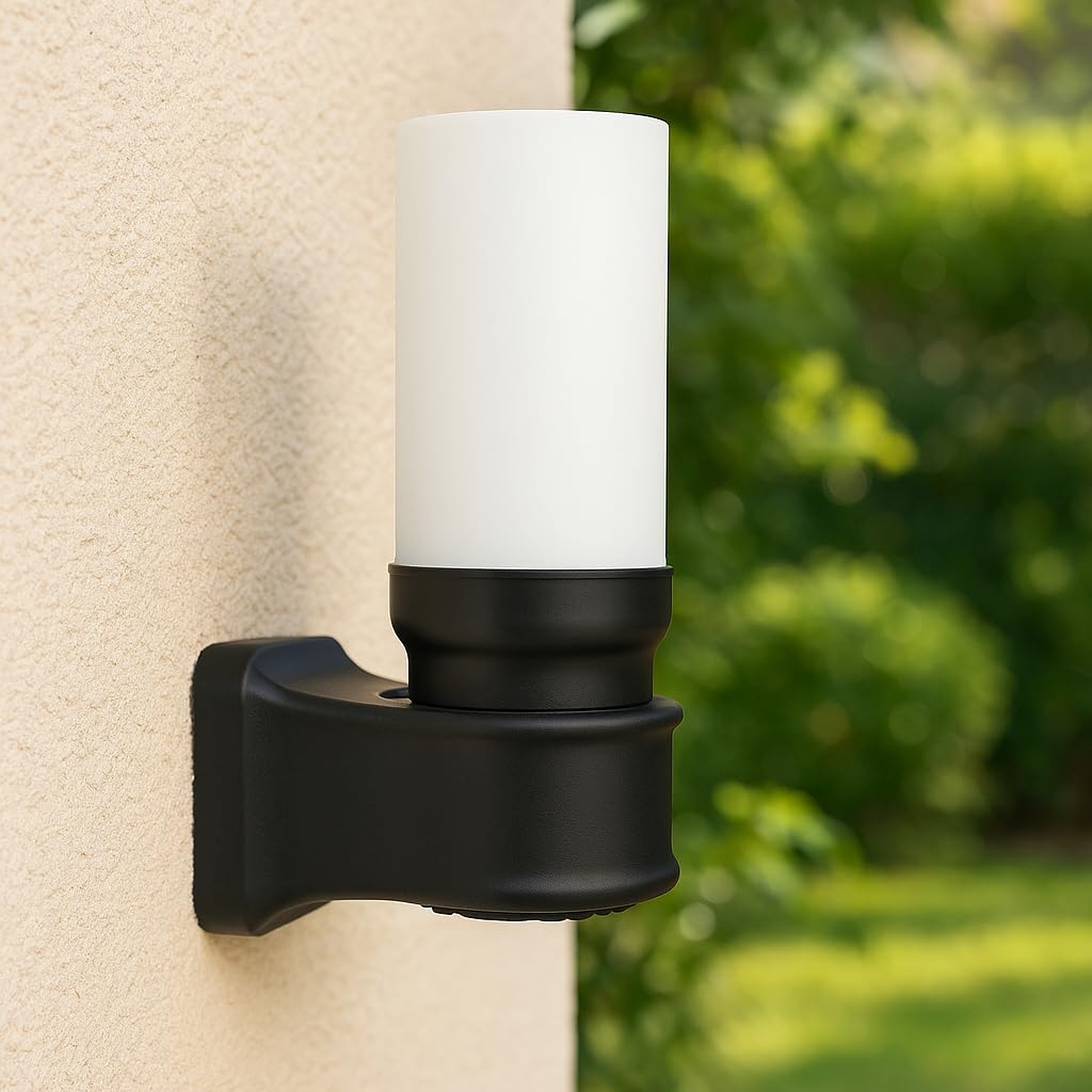 Zita Galata Serisi Duvar Apliği – Bahçe ve Yol Aydınlatma Lambası, Su Geçirmez IP54, E27 Duy, 220V, 18x11,5 cm, Kırılmaz Plastik, Ampul Hariç