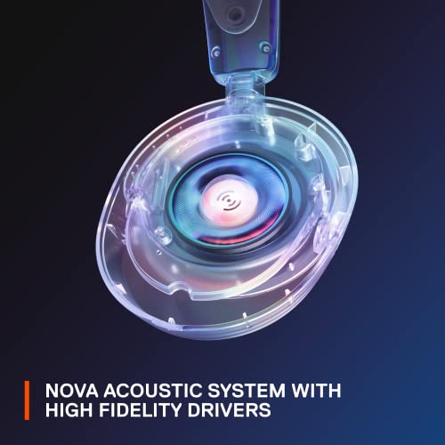 SteelSeries Arctis Nova 3 Multi-Platform Gaming Kulaklık, Hi-Fi Sürücüler, 360 derece Uzamsal Ses, RGB Işıklar, Gen2 Clearcast Mikrofon Standart