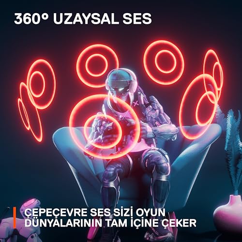 SteelSeries Arctis Nova 1 – Multi-Platform Gaming Kulaklık – Hi-Fi Sürücü – 360° Surround Ses – AirWeave Memory Foam Kulak Yastıkları – Gürültü Önleyici Mikrofon, PC, PS5, PS4, Switch, Xbox – Beyaz