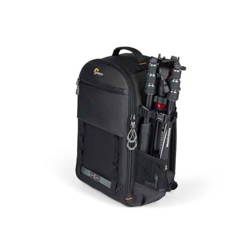 Lowepro Adventura BP 300 III, Tripod Tutuculu Kamera Sırt Çantası, 13 inç Dizüstü Bilgisayar Cebi, Önden Erişimli Çanta, Aynasız Kamera için, Sony Alpha 7-9 Serisi ile Uyumlu, Siyah