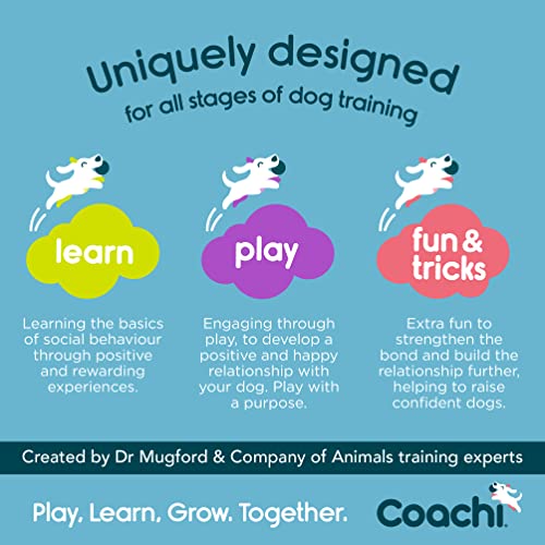 Company of Animals Coachi Training Dumbbell, yüzer, geniş atma, klasik alım oyuncağı, av köpeği ve köpek yavrusu eğitimi. Köpek aksesuarı, çok sağlam ve dayanıklı, küçük köpekler ve yavru köpekler için