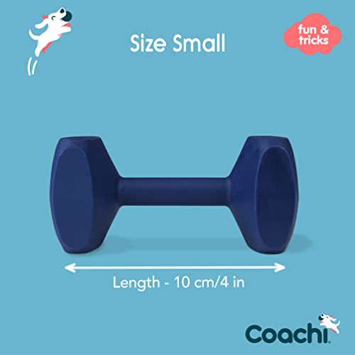 Company of Animals Coachi Training Dumbbell, yüzer, geniş atma, klasik alım oyuncağı, av köpeği ve köpek yavrusu eğitimi. Köpek aksesuarı, çok sağlam ve dayanıklı, küçük köpekler ve yavru köpekler için