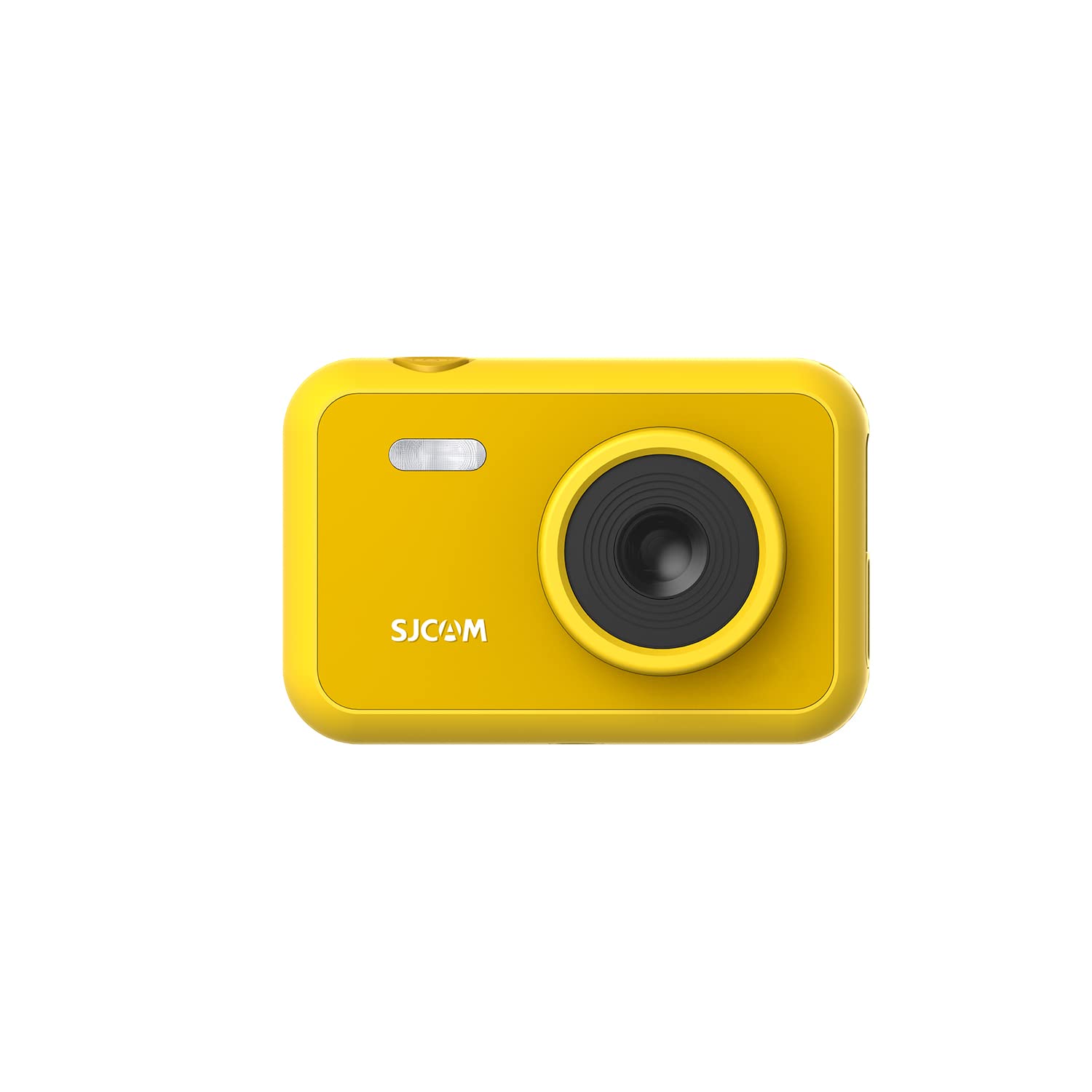 SJCAM FunCam Çocuklar için Fotoğraf Makinesi ve Kamera 1080p 12MP 2'' HD Ekran Çerçeveler ve Komik Filtreler Snake ve Tetris Oyunları Otomatik Kapanma Zamanlayıcı Hızlandırılmış Çekim Sarı