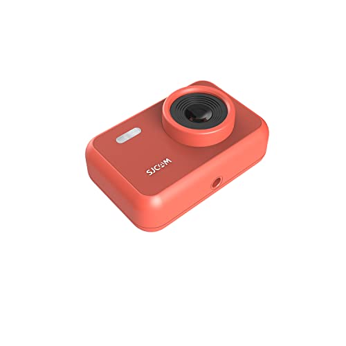 SJCAM FunCam Çocuklar için Fotoğraf Makinesi ve Kamera 1080p 12MP 2'' HD Ekran Çerçeveler ve Komik Filtreler Snake ve Tetris Oyunları Otomatik Kapanma Zamanlayıcı Hızlandırılmış Çekim Kırmızı