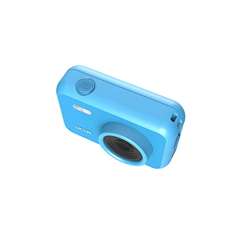 SJCAM FunCam Çocuklar için Fotoğraf Makinesi ve Kamera 1080p 12MP 2'' HD Ekran Çerçeveler ve Komik Filtreler Snake ve Tetris Oyunları Otomatik Kapanma Zamanlayıcı Hızlandırılmış Çekim Mavi