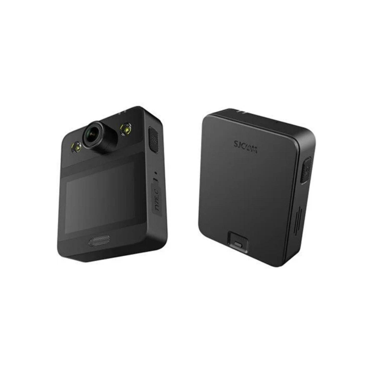 SJCAM A20 4K Vücut Kamerası Güvenlik Polis Ekipmanı IP65 LED Flaş 150° Hareket Algılama 240FPS Ağır Çekim 2650mAh 2.33” Dokunmatik Ekran 16MP Siyah