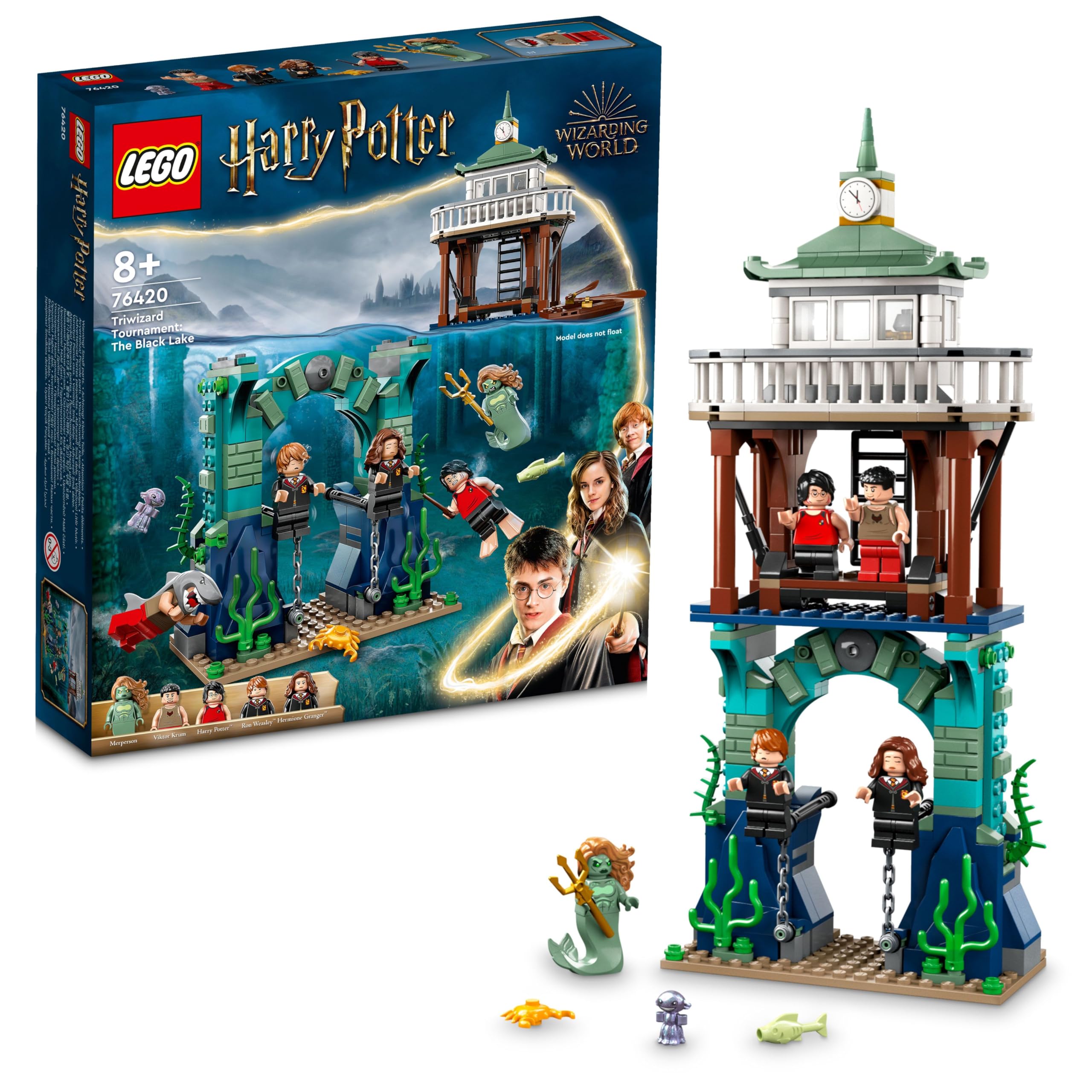 LEGO Harry Potter Üç Büyücü Turnuvası: Kara Göl 76420-8 Yaş ve Üzeri Çocuklar İçin Yaratıcı Oyuncak Yapım Seti (349 Parça)