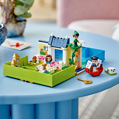 LEGO │ Disney Peter Pan ve Wendy'nin Hikaye Kitabı Macerası 43220-5 Yaş ve Üzeri Çocuklar İçin Yaratıcı Oyuncak Yapım Seti (111 Parça)