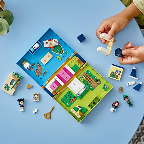LEGO │ Disney Peter Pan ve Wendy'nin Hikaye Kitabı Macerası 43220-5 Yaş ve Üzeri Çocuklar İçin Yaratıcı Oyuncak Yapım Seti (111 Parça)